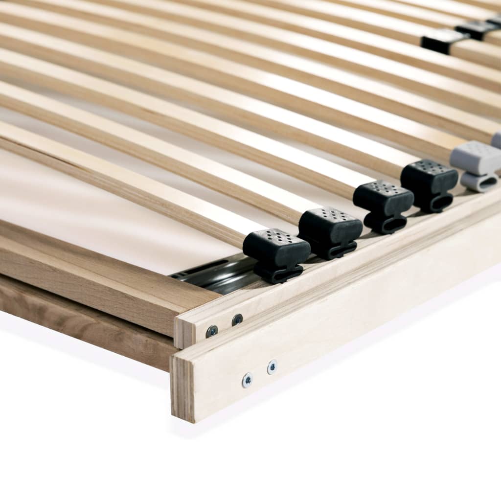 Sommier à lattes sans matelas avec 28 lattes 7 zones 90x200 cm - XIOS