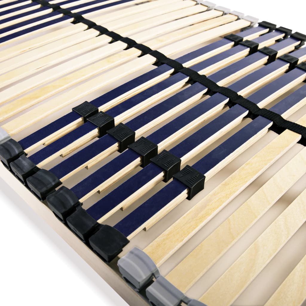 Sommier à lattes sans matelas avec 42 lattes 7 zones 70x200 cm - XIOS