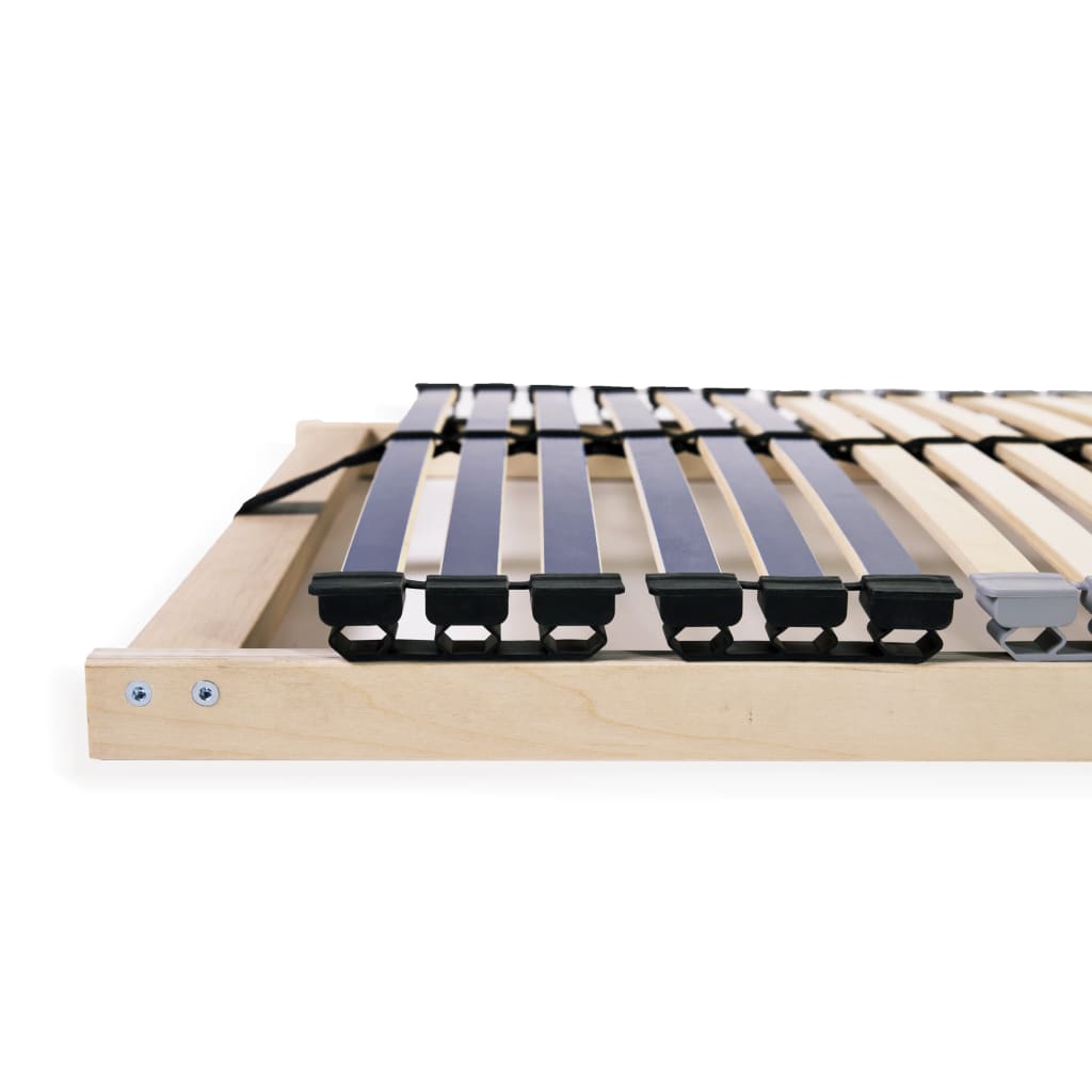 Sommier à lattes sans matelas avec 42 lattes 7 zones 70x200 cm - XIOS