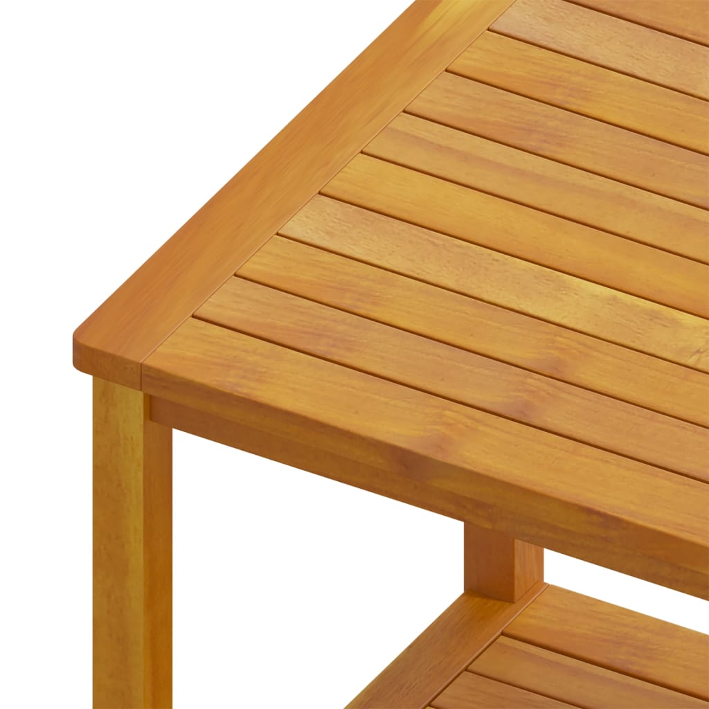 Table d'appoint Bois d'acacia massif 45x45x45 cm - XIOS