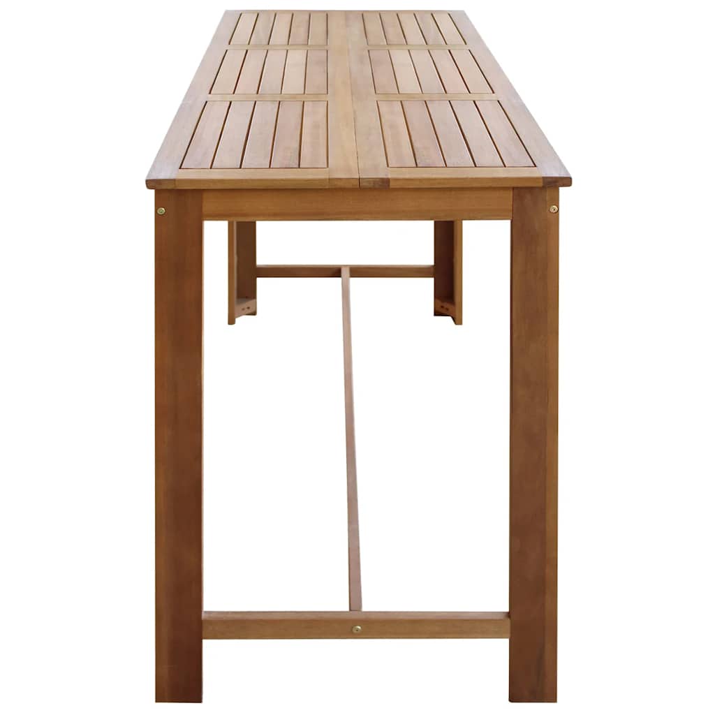 Table de bar Bois d'acacia massif 150x70x105 cm - XIOS