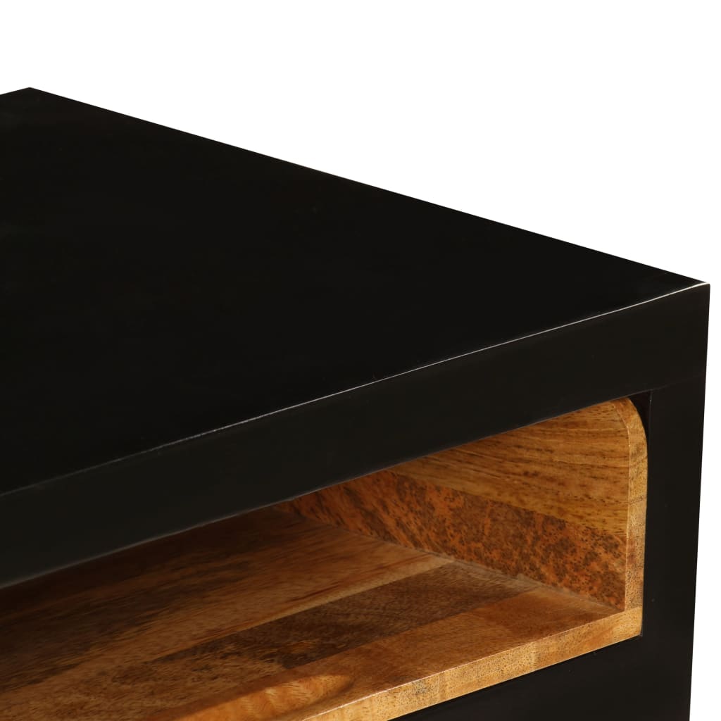 Meuble TV Bois de manguier massif 120x30x50 cm - XIOS