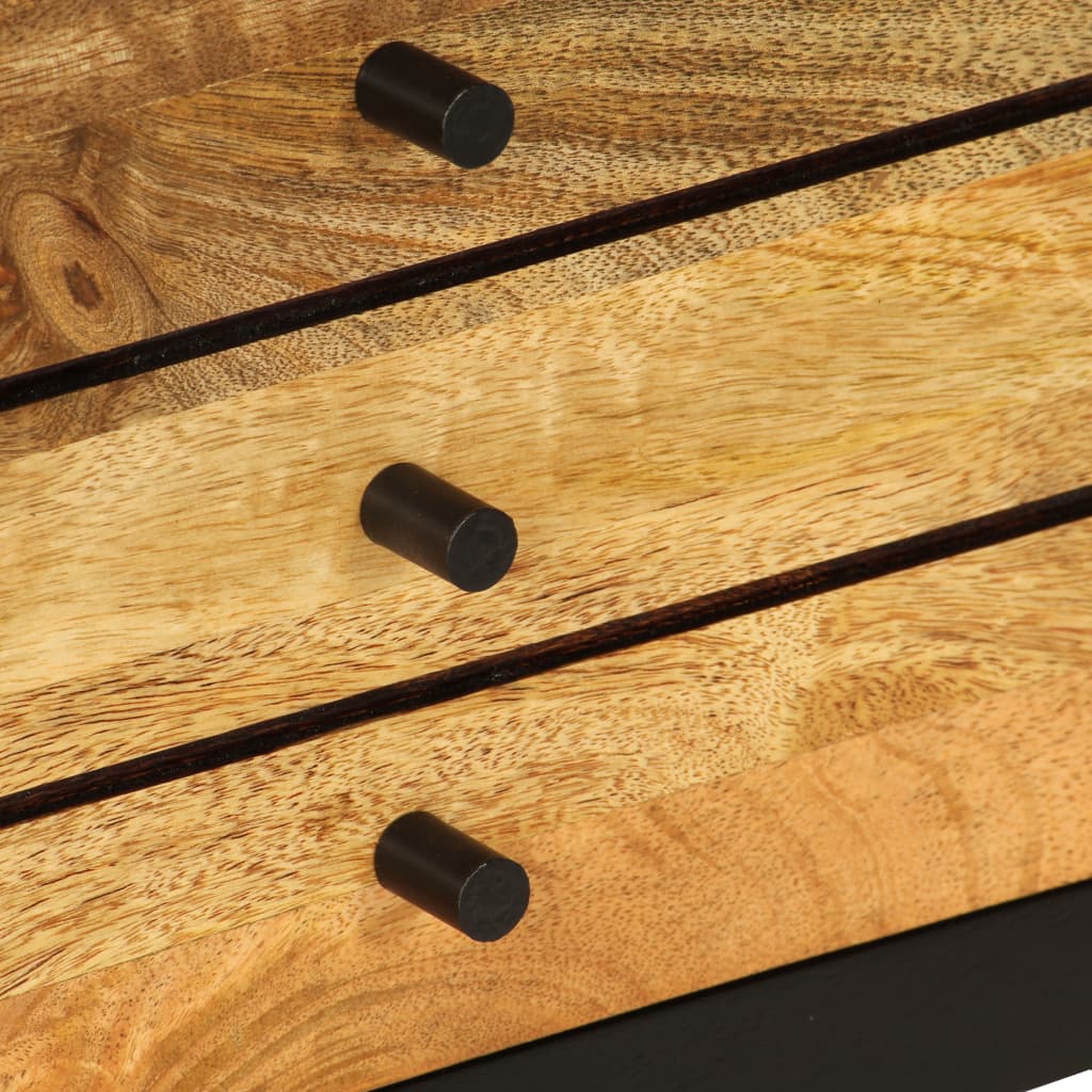 Meuble TV Bois de manguier massif 120x30x50 cm - XIOS
