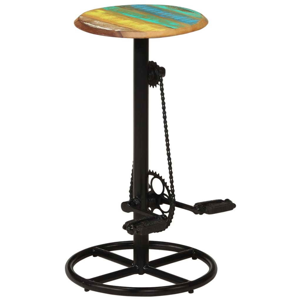 Tabourets de bar lot de 2 bois massif de récupération - XIOS