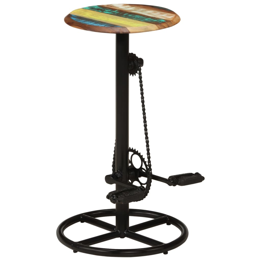 Tabourets de bar lot de 2 bois massif de récupération - XIOS