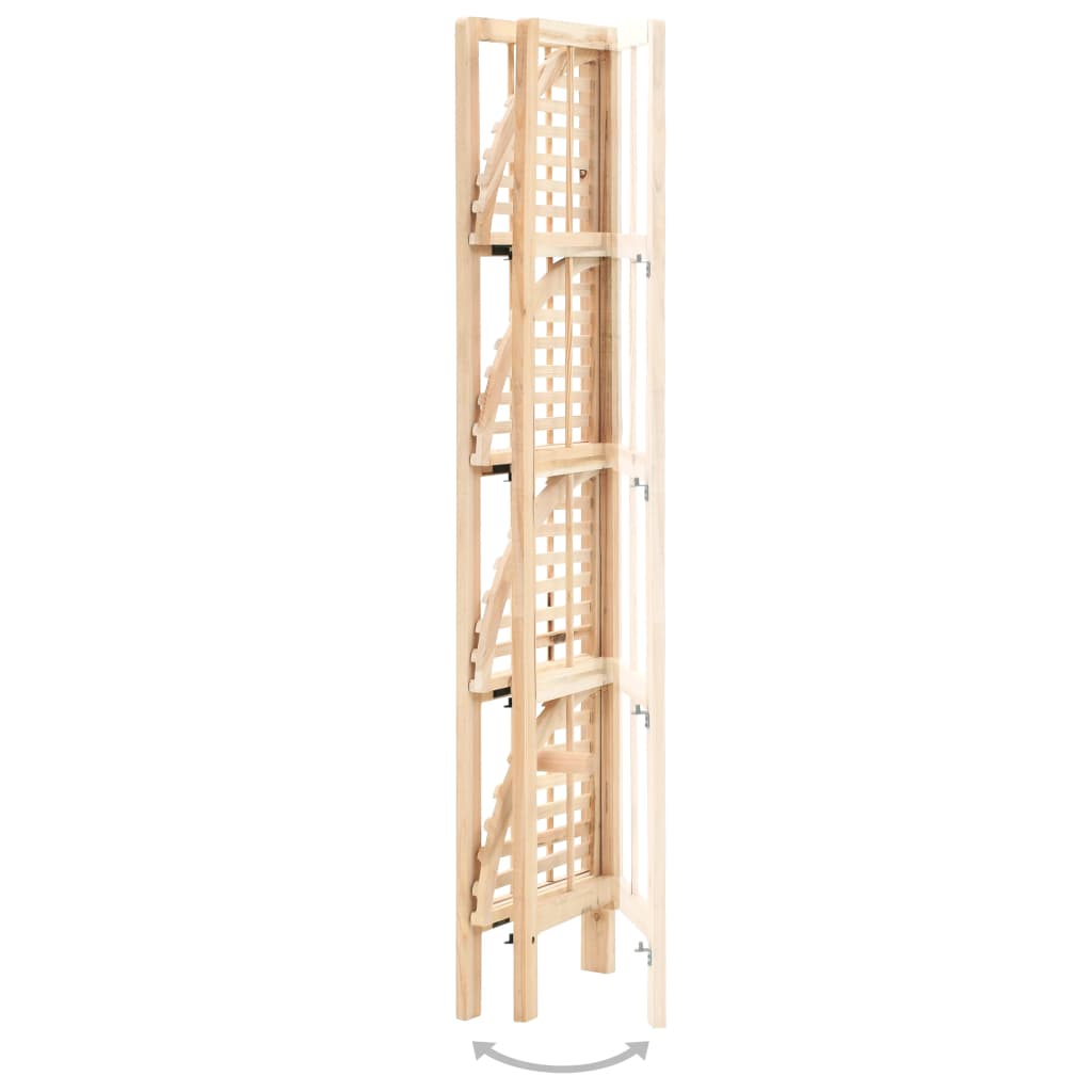 Étagère d'angle bois de cèdre 27 x 27 x 110 cm - XIOS