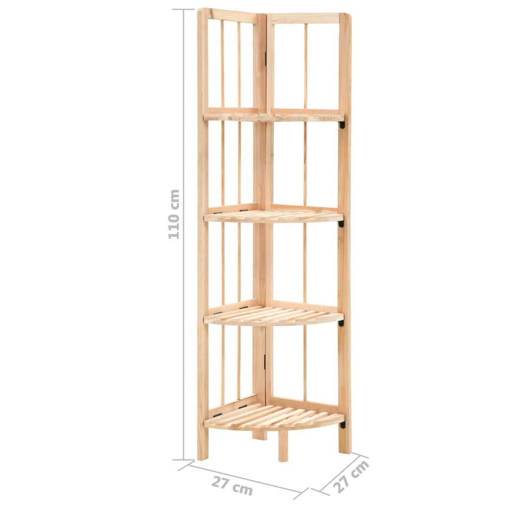 Étagère d'angle bois de cèdre 27 x 27 x 110 cm - XIOS