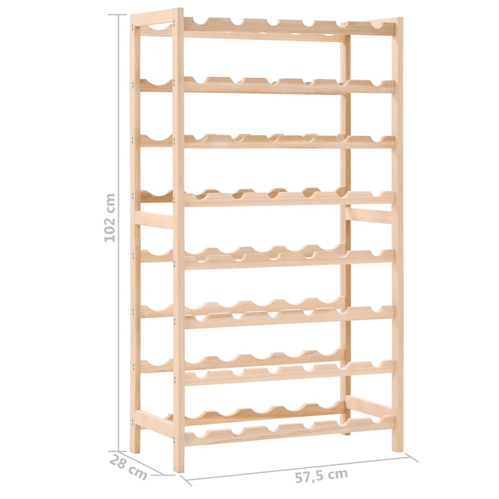 Casier à bouteilles Bois de cèdre 57,5 x 28 x 102 cm - XIOS