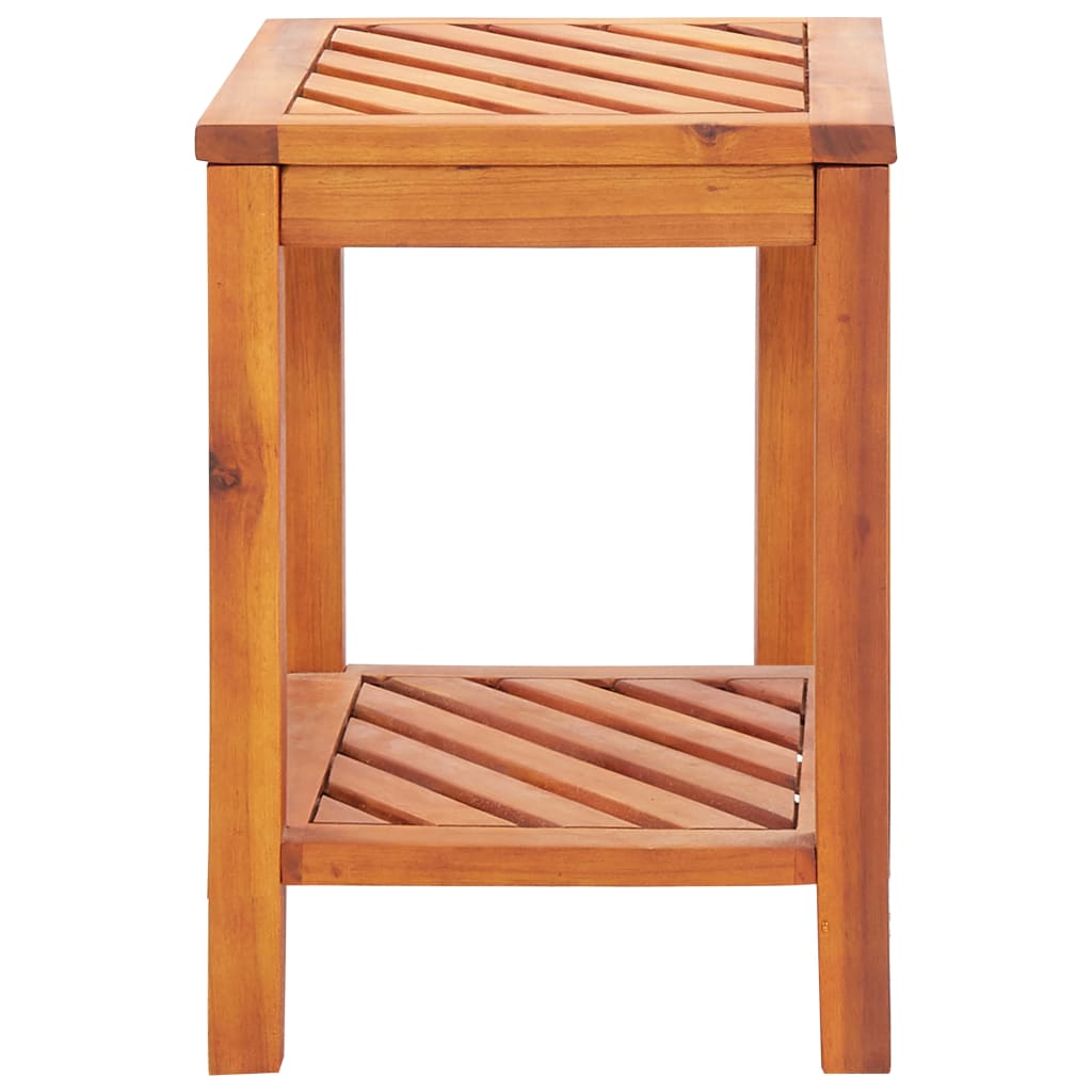 Table d'appoint Bois d'acacia massif 45 x 33 x 45 cm - XIOS