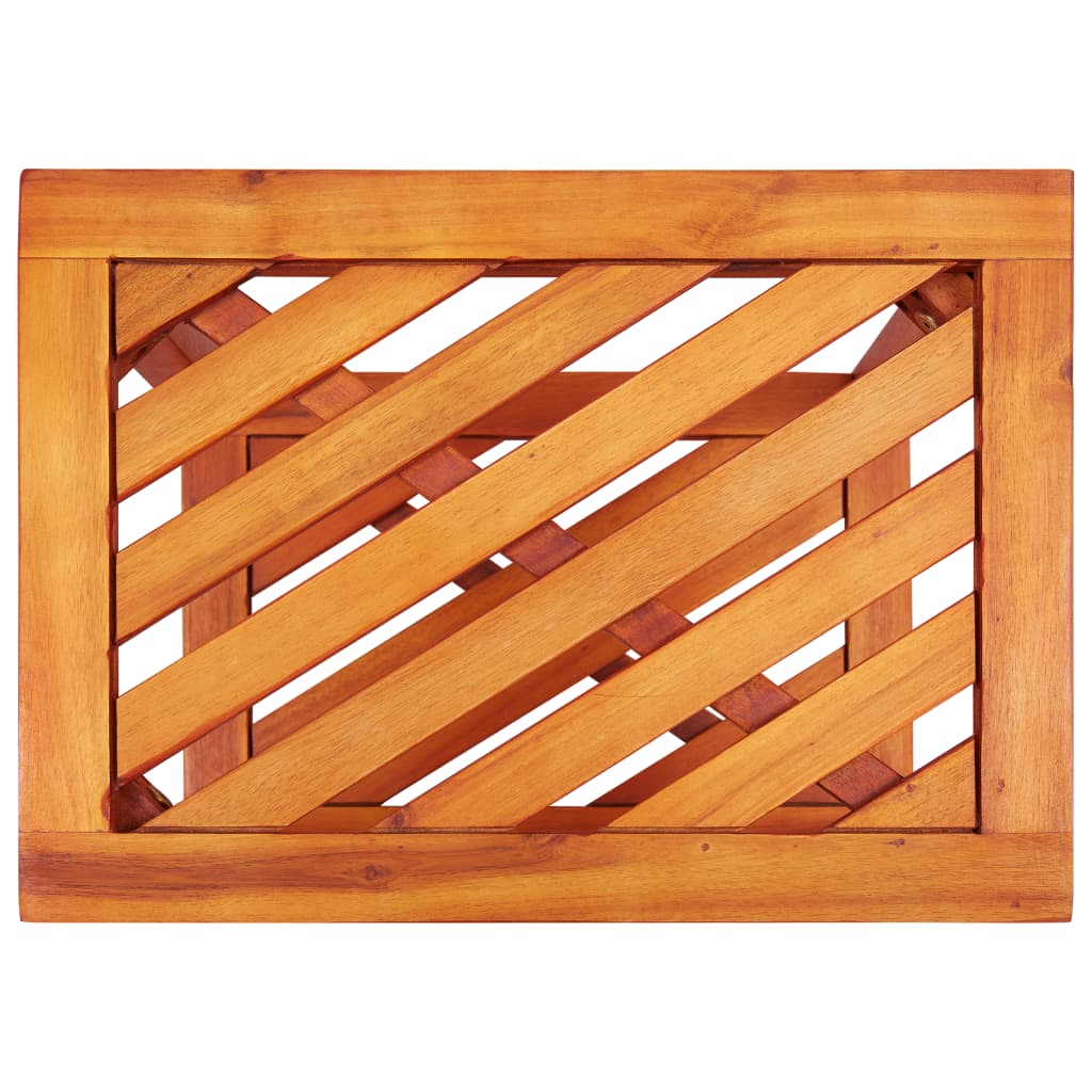 Table d'appoint Bois d'acacia massif 45 x 33 x 45 cm - XIOS