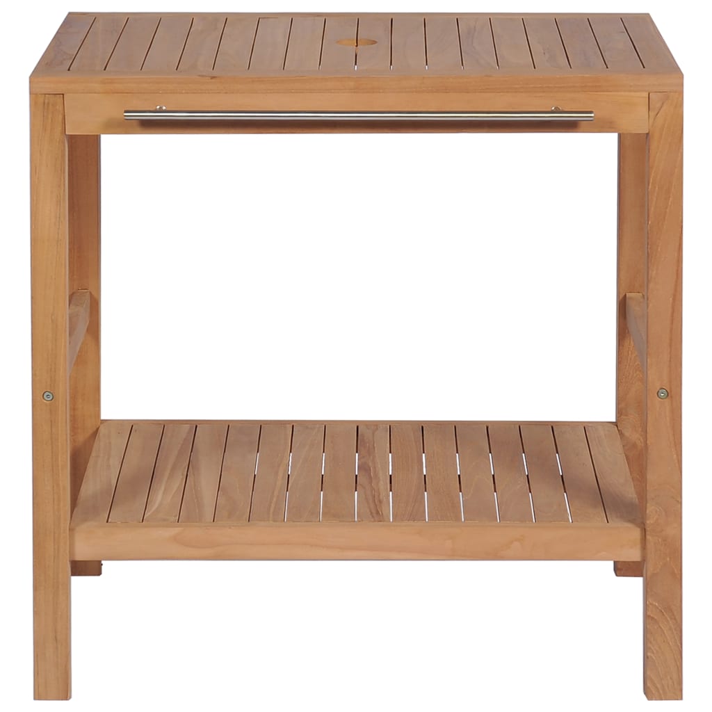 Meuble-lavabo de salle de bains Teck massif 74x45x75 cm - XIOS
