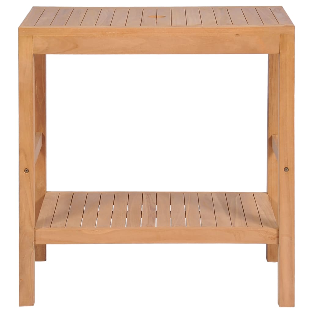 Meuble-lavabo de salle de bains Teck massif 74x45x75 cm - XIOS