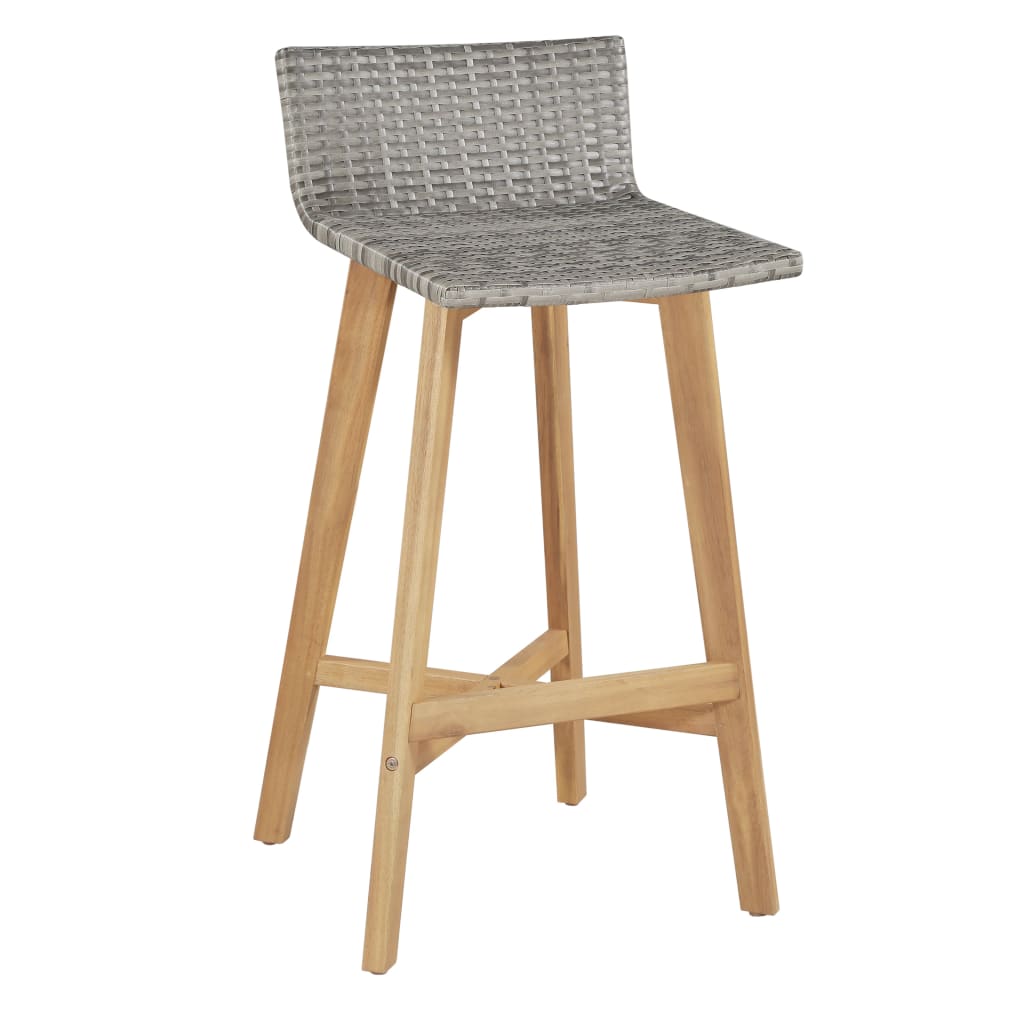 Ensemble à manger d'extérieur 5 pcs Bois d'acacia solide - XIOS