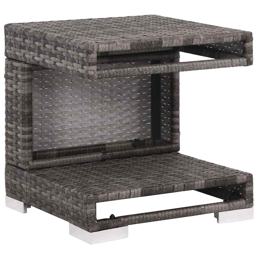 Salon de jardin 7 pcs avec coussins Résine tressée Gris - XIOS