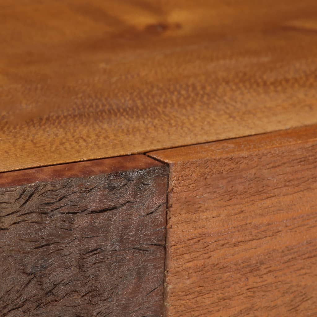Buffet Bois recyclé massif 110x30x75 cm Marron - XIOS