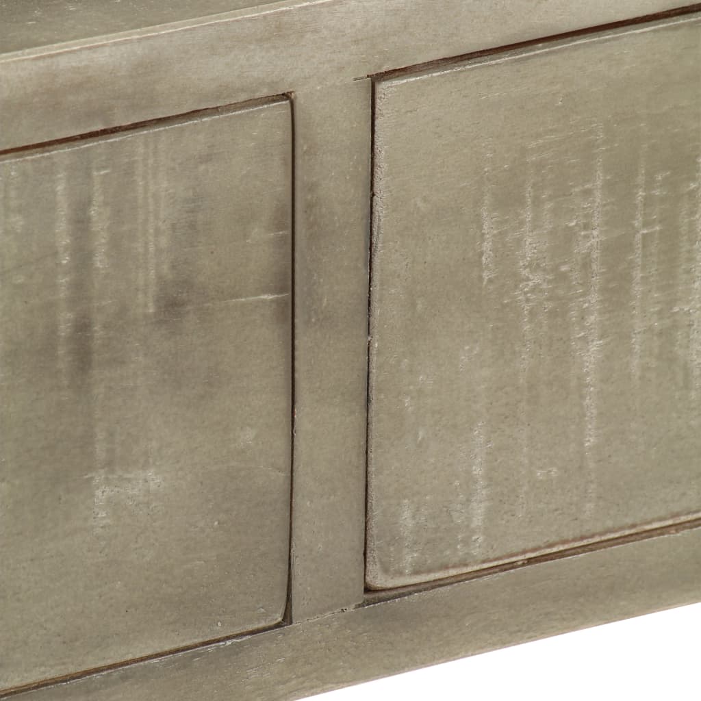 Table console Bois de manguier Gris avec laiton 110x35x76 cm - XIOS