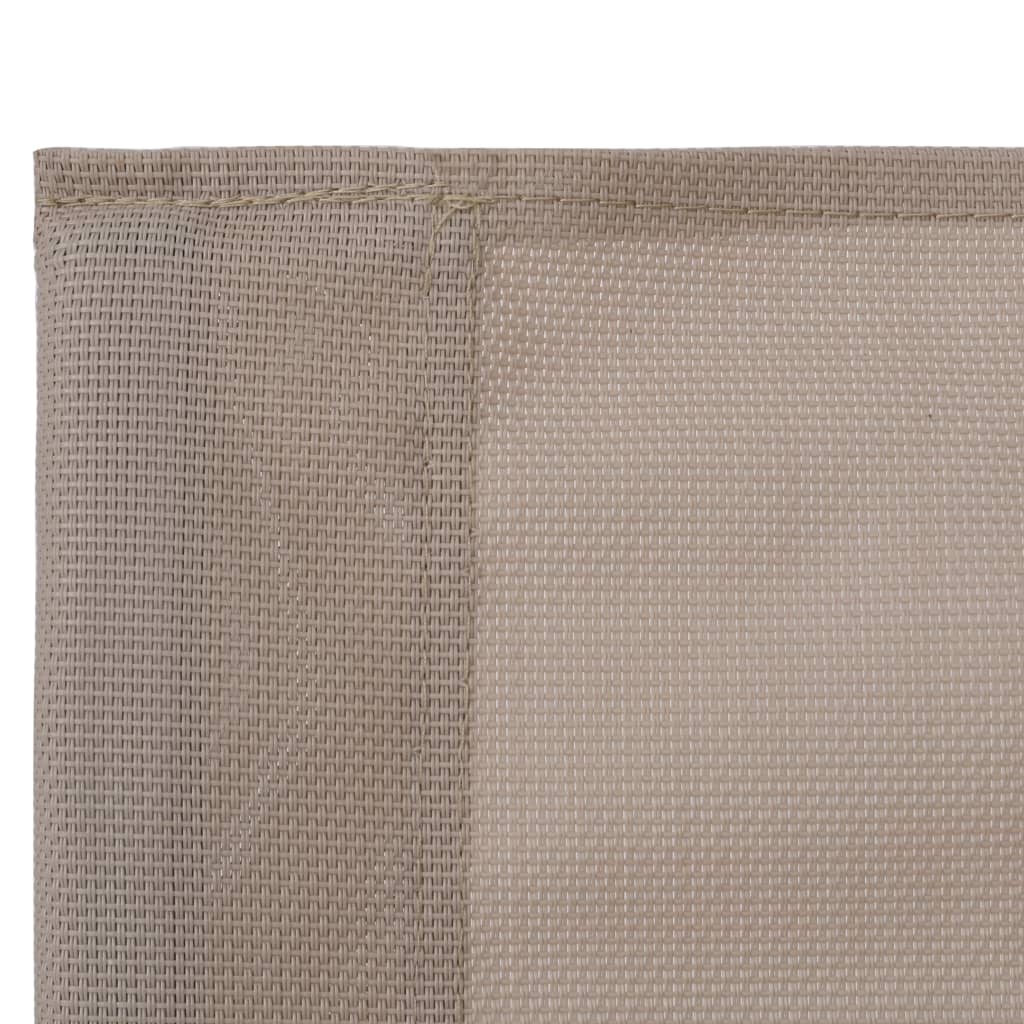 Salon de jardin 4 pcs Tissu et acier Taupe - XIOS