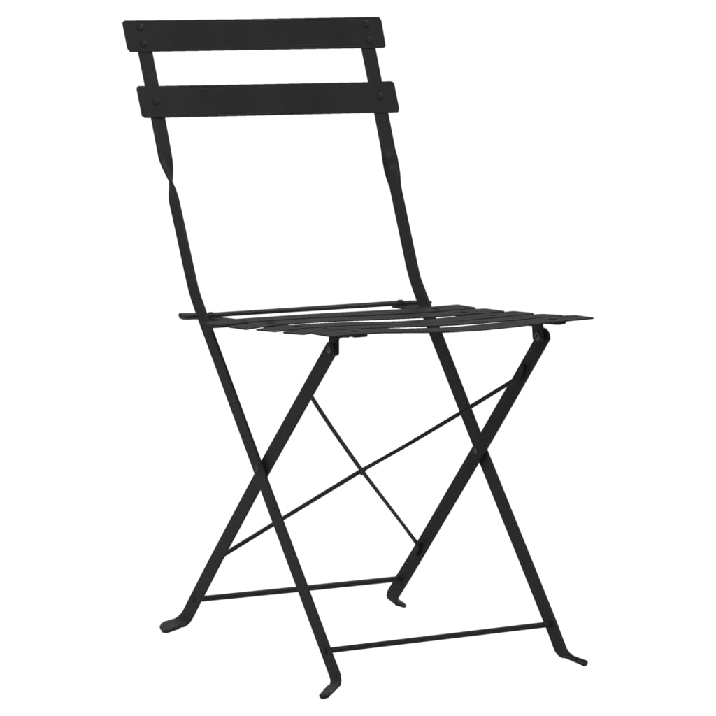 Ensemble de bistro 3 pcs Acier Noir - XIOS