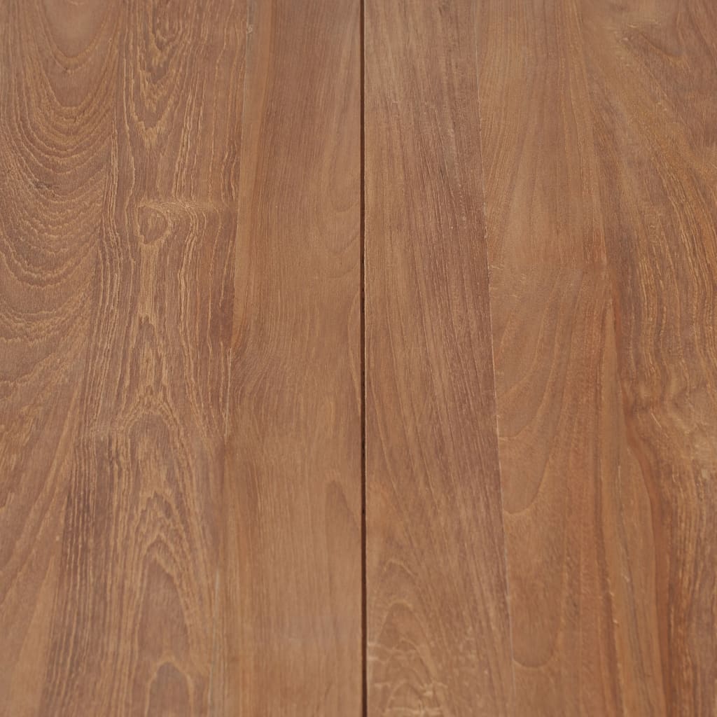 Table basse Bois de teck et finition naturelle 60x60x40 cm - XIOS