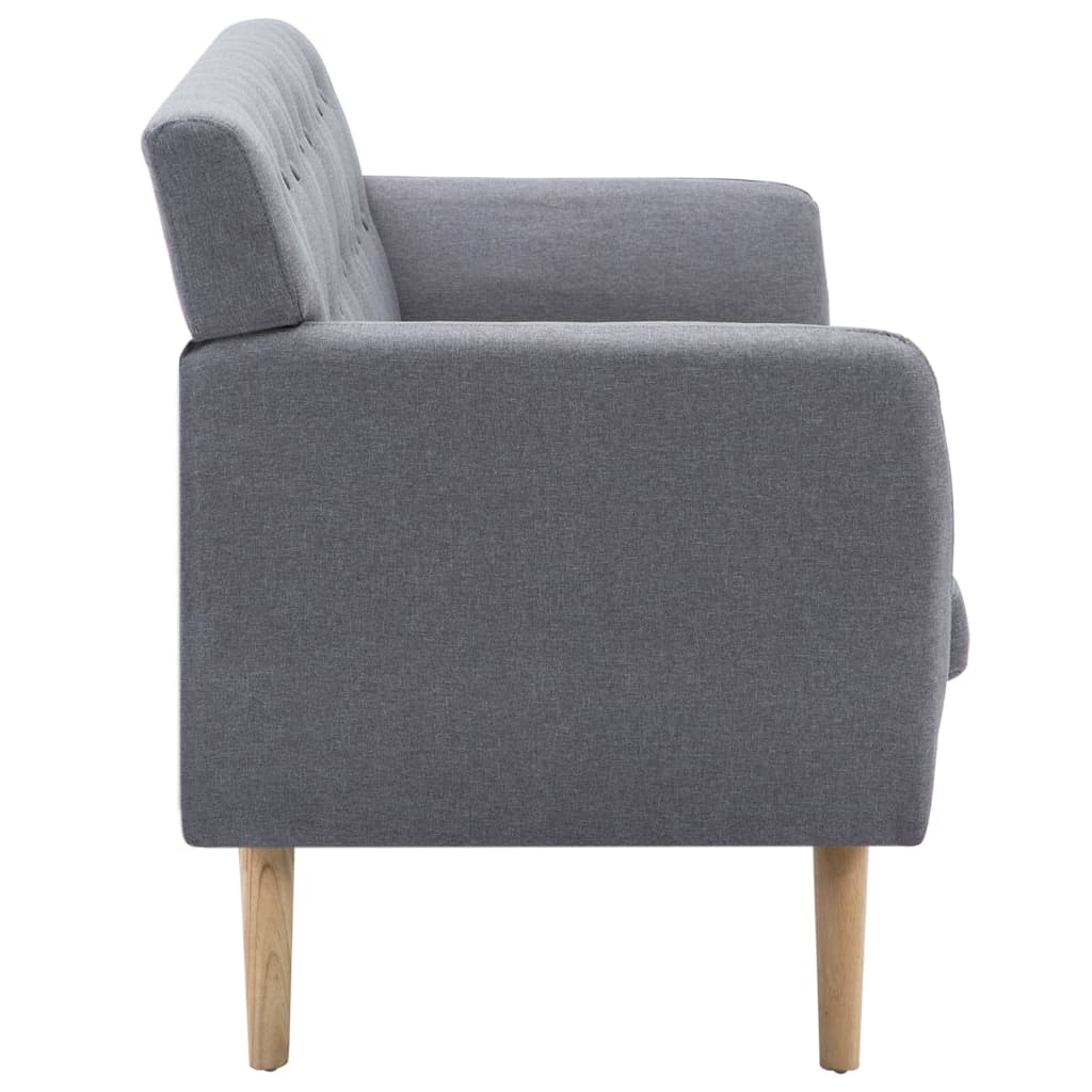Canapé à 3 places revêtement en tissu 172x70x82 cm gris clair - XIOS