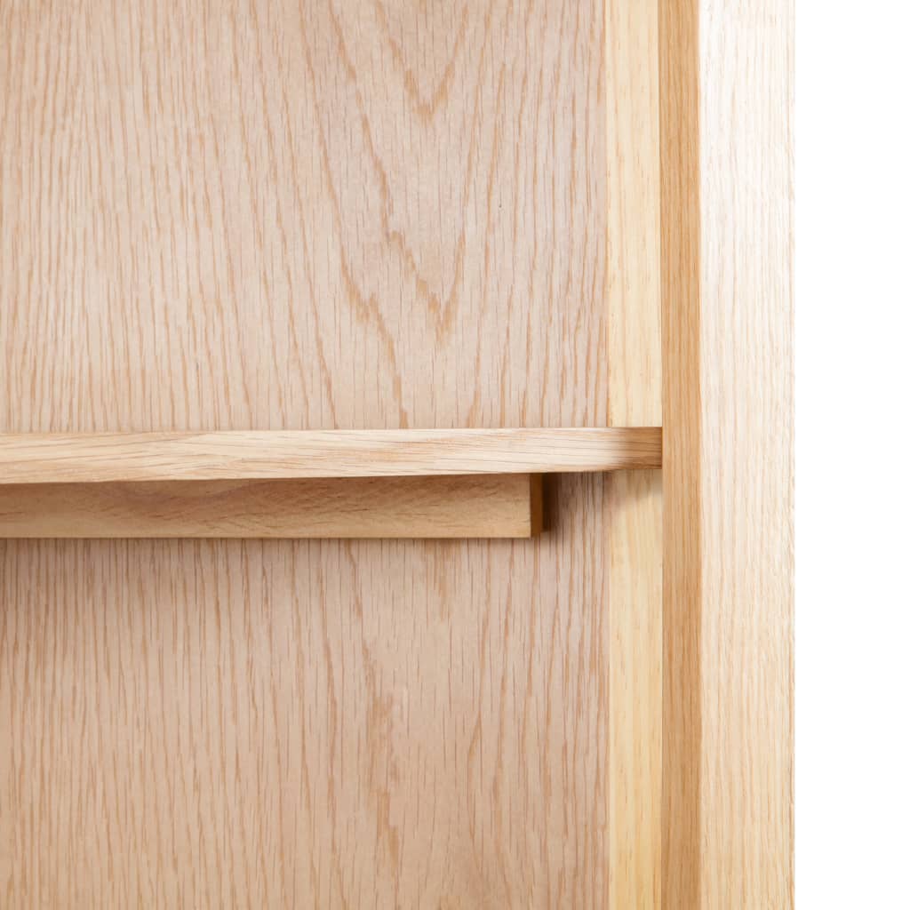 Armoire d'angle 59x36x180 cm Bois de chêne massif - XIOS