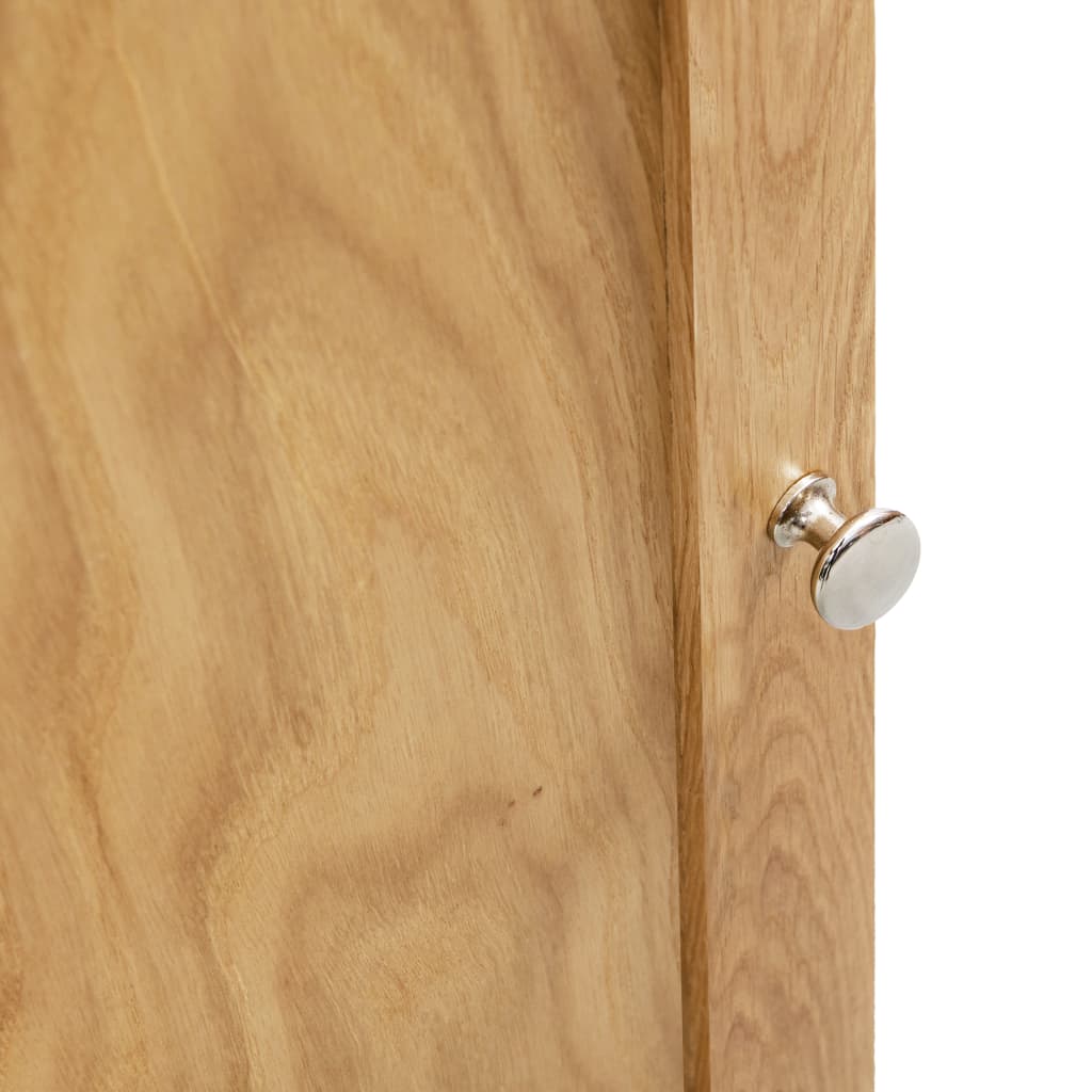 Armoire d'angle 59x36x180 cm Bois de chêne massif - XIOS