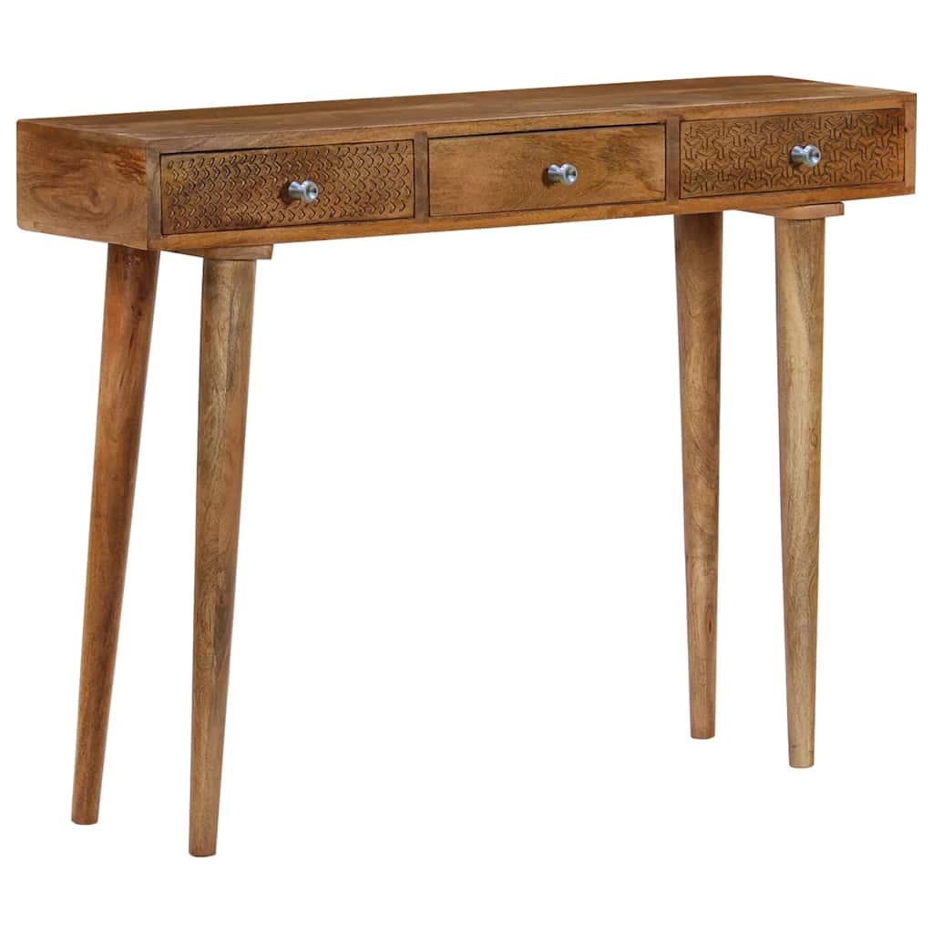 Table console Bois de manguier massif 102x30x79 cm - XIOS