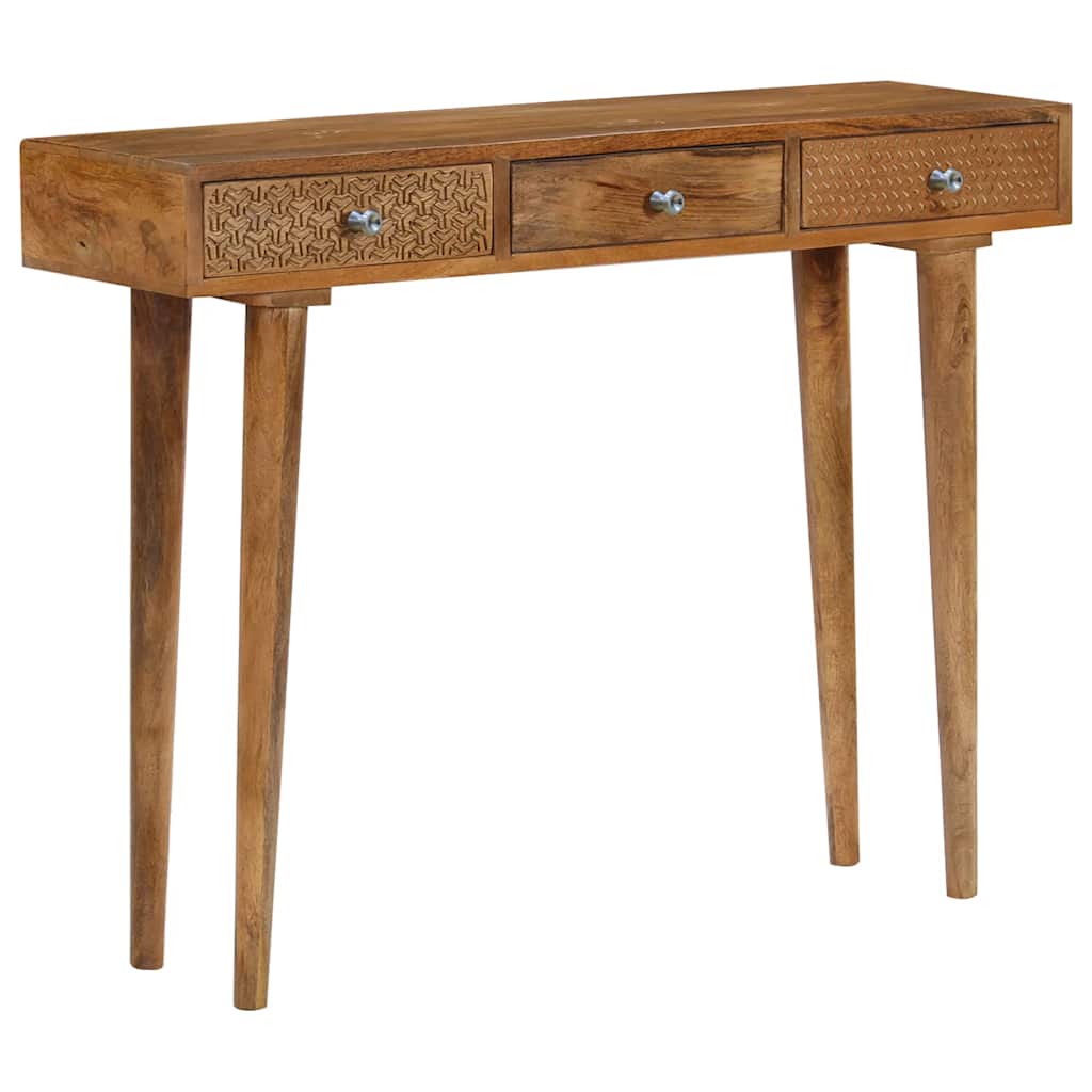 Table console Bois de manguier massif 102x30x79 cm - XIOS