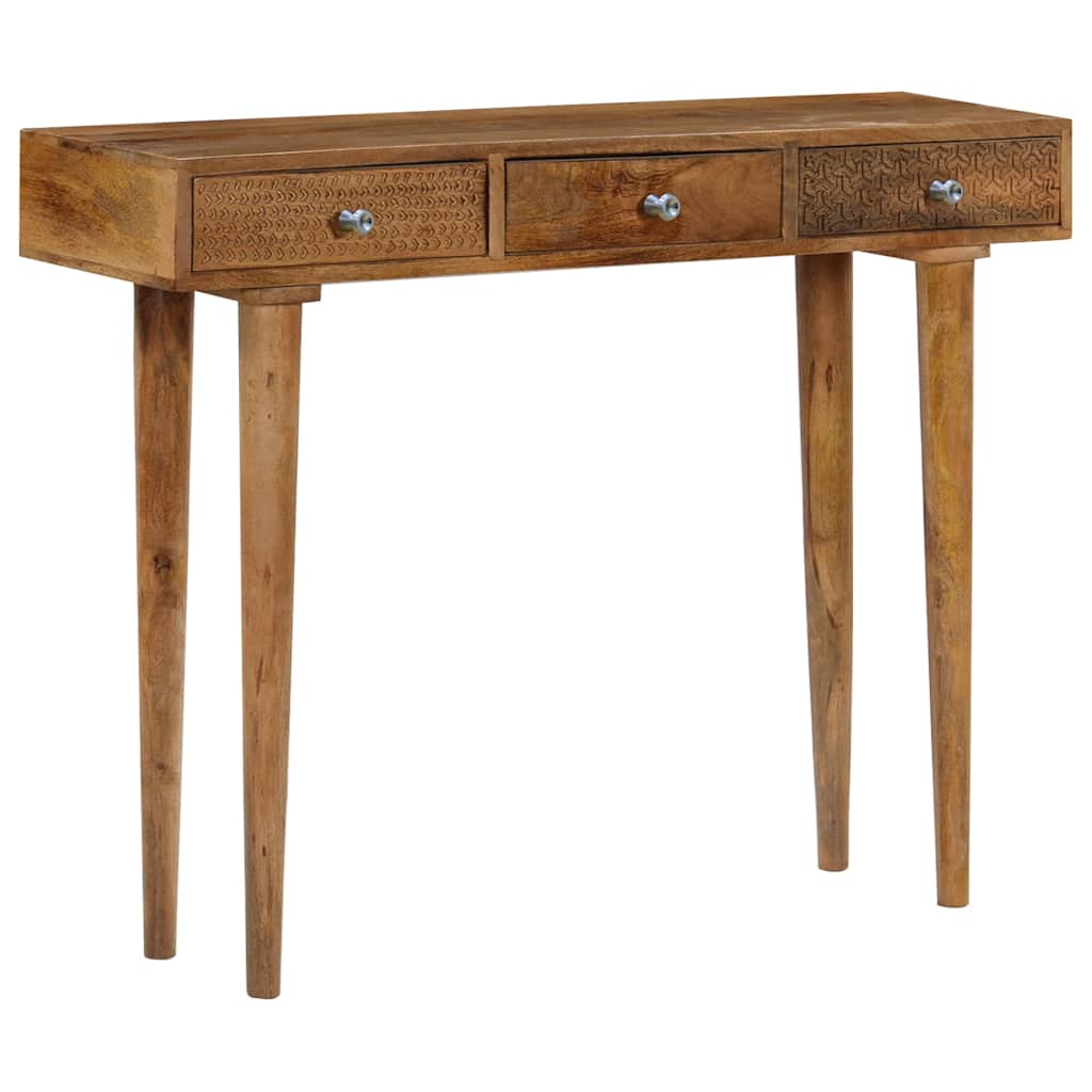 Table console Bois de manguier massif 102x30x79 cm - XIOS
