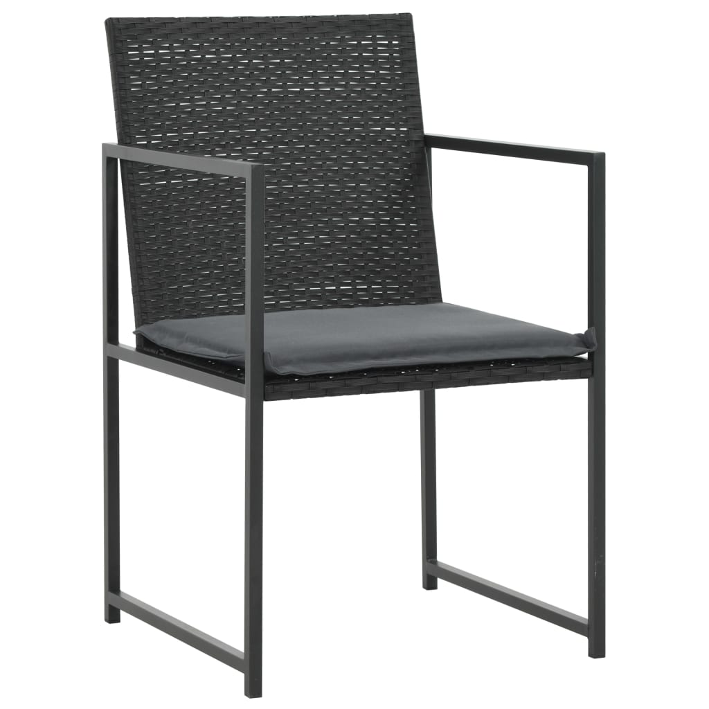 Ensemble à manger d'extérieur 5pcs avec coussins Résine tressée - XIOS