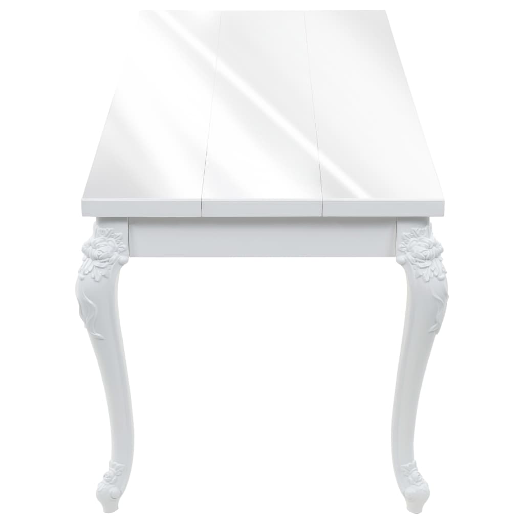 Table à manger 179x89x81 cm Blanc brillant - XIOS