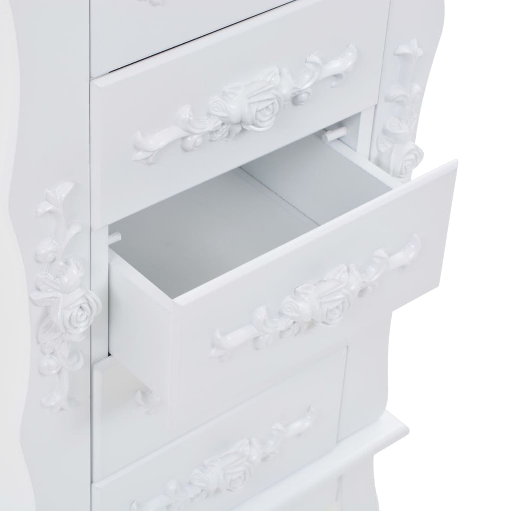 Armoire à bijoux sur pieds Blanc - XIOS