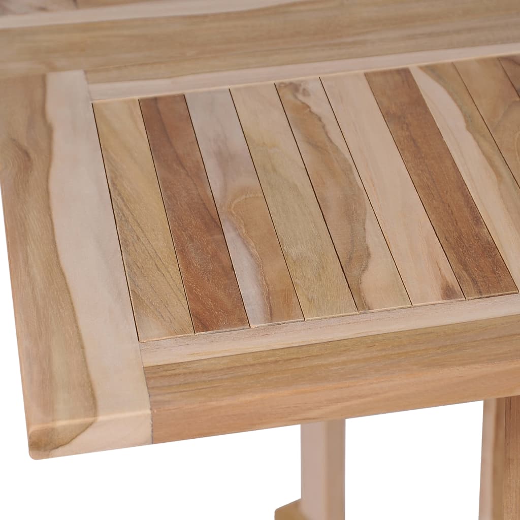 Ensemble à manger d'extérieur pliable 7 pcs Bois solide de teck - XIOS