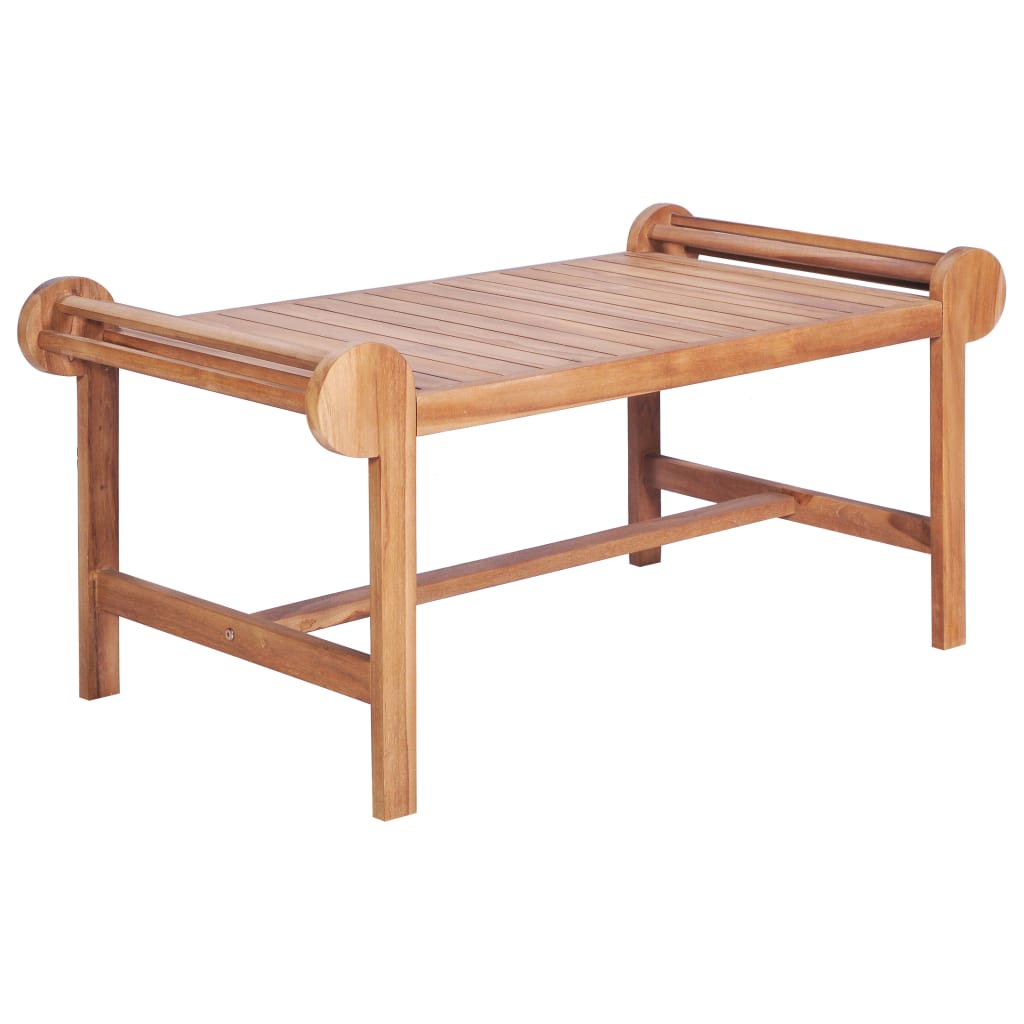Table basse 100x50x45 cm Teck solide - XIOS