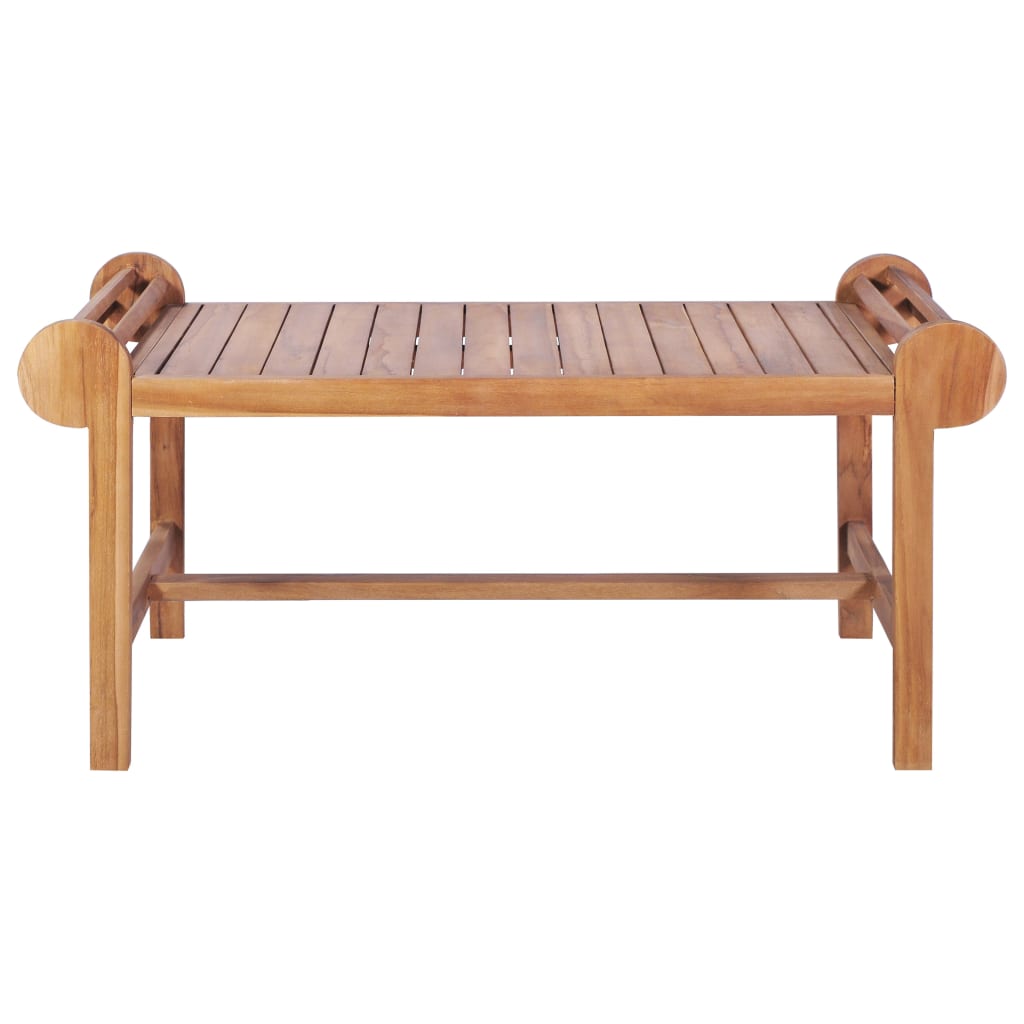 Table basse 100x50x45 cm Teck solide - XIOS