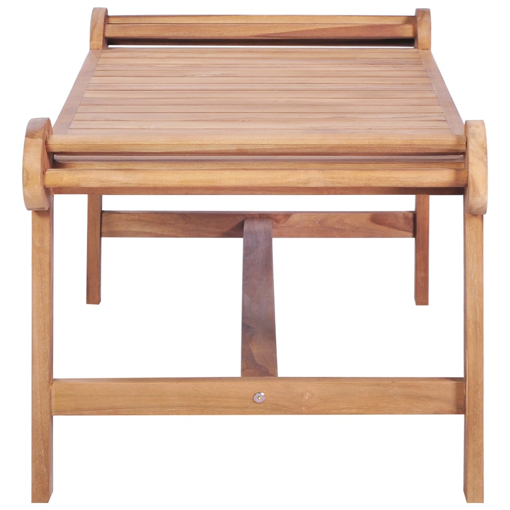 Table basse 100x50x45 cm Teck solide - XIOS