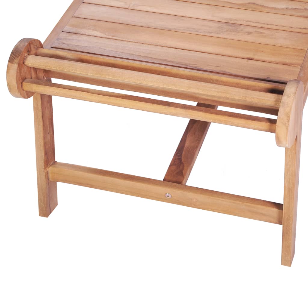 Table basse 100x50x45 cm Teck solide - XIOS