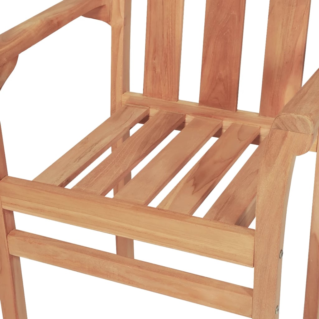Ensemble de bistro de jardin 3 pcs teck solide - XIOS