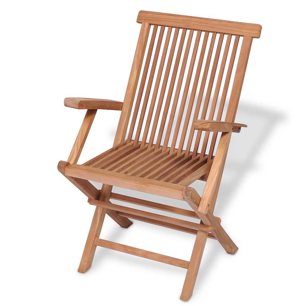 Ensemble à manger de jardin 5 pcs Bois de teck massif - XIOS