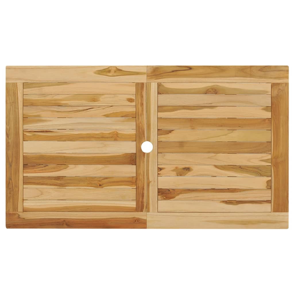 Ensemble à manger d'extérieur 5pcs Bois solide de teck - XIOS