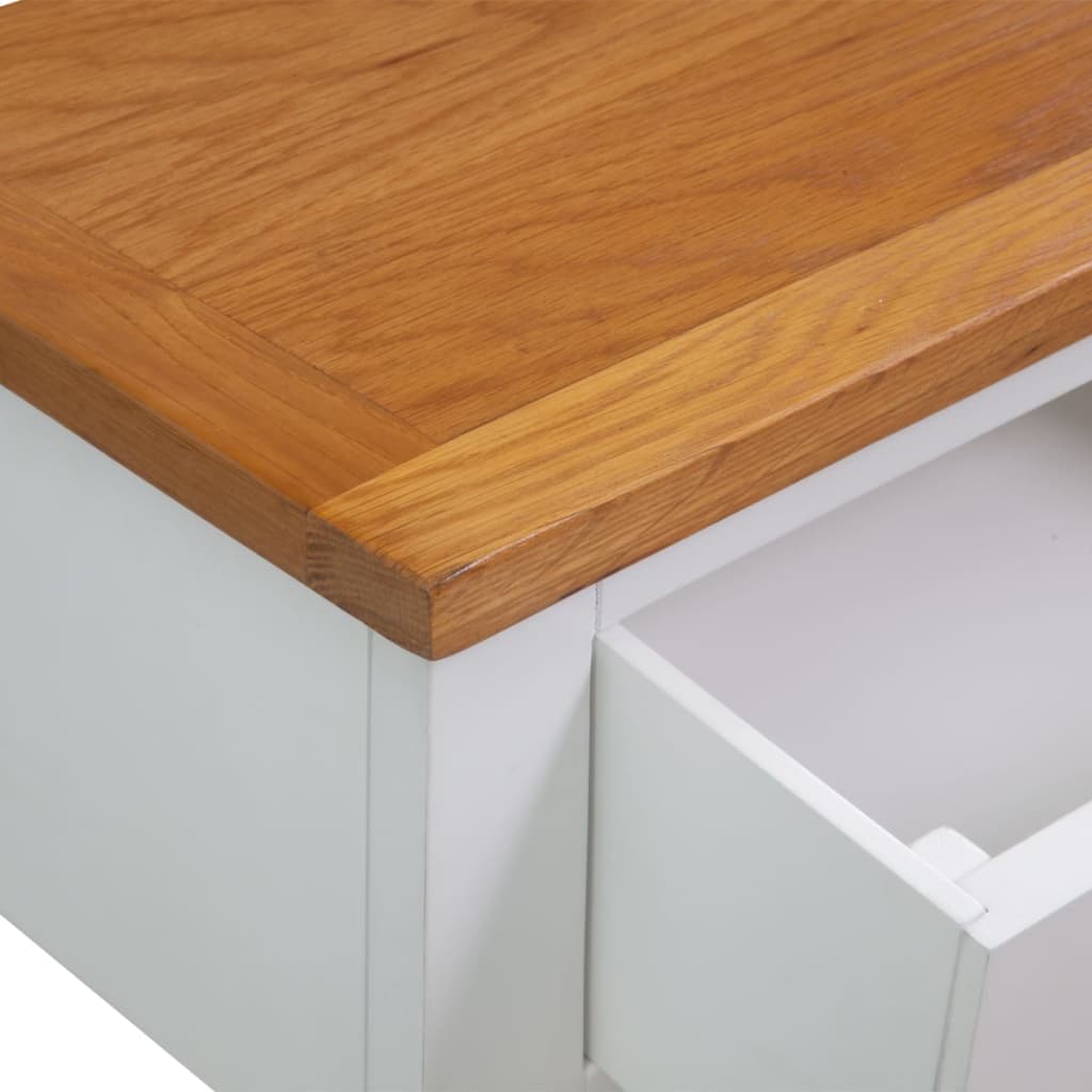 Table console 83 x 30 x 73 cm Bois de chêne massif - XIOS