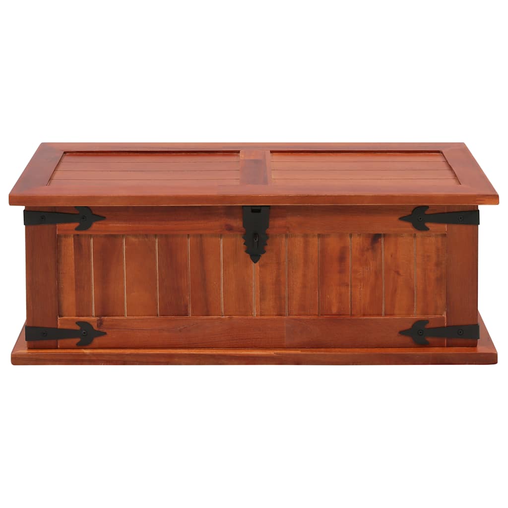 Coffre de rangement 60x25x22 cm Bois d'acacia solide - XIOS