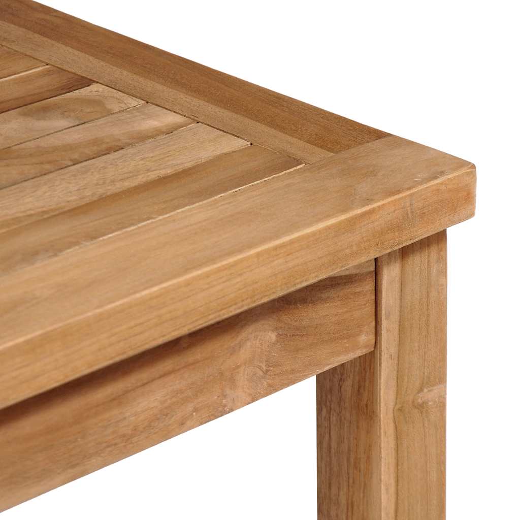 Ensemble à manger d'extérieur 5pcs Bois solide de teck