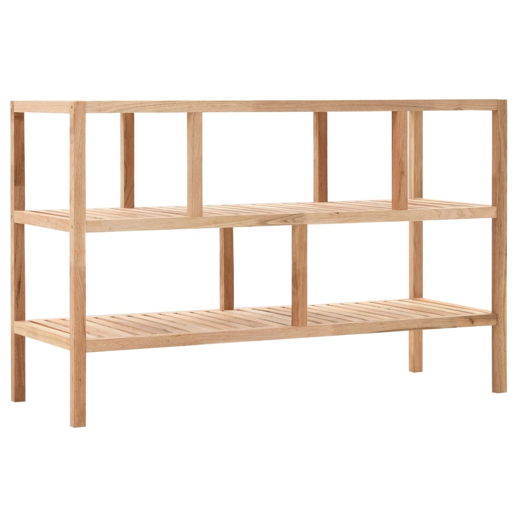 Étagère de salle de bain Bois de noyer massif 100x40x65 cm - XIOS