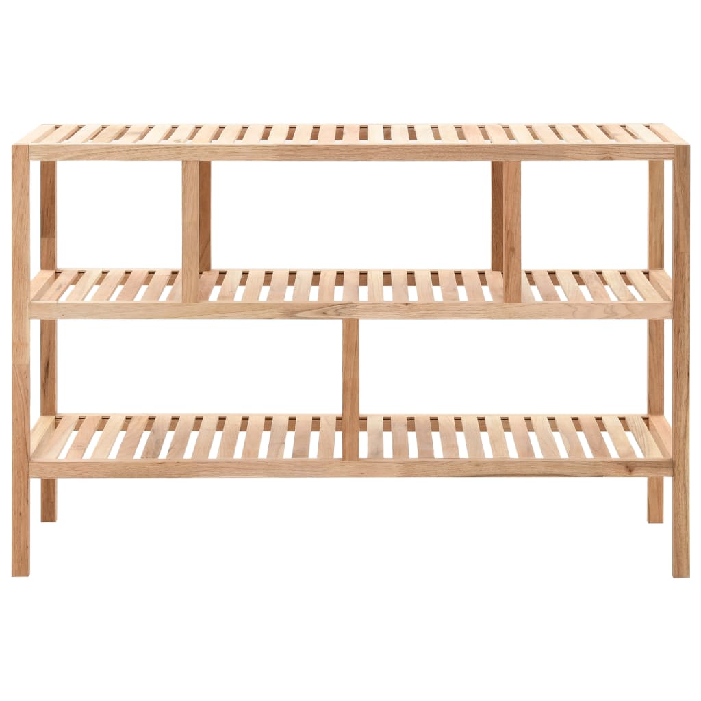 Étagère de salle de bain Bois de noyer massif 100x40x65 cm - XIOS