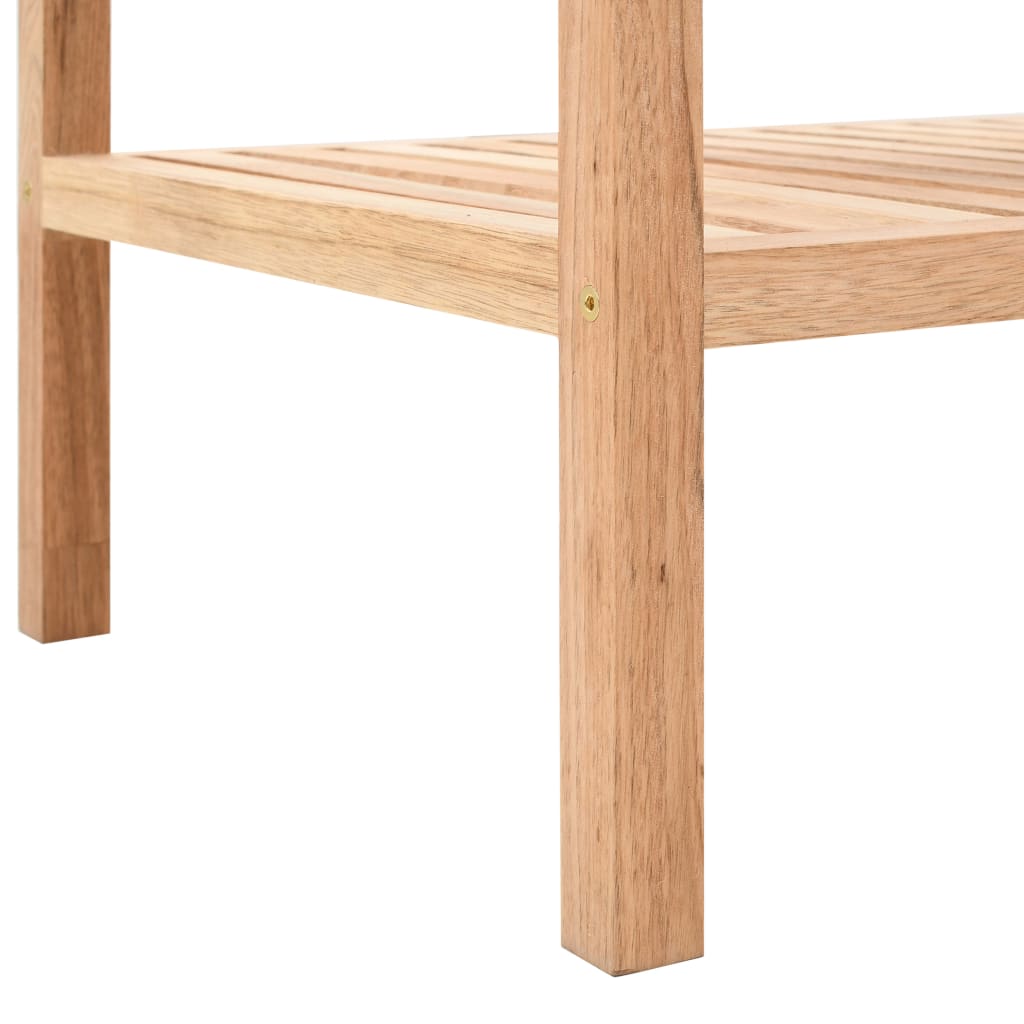 Étagère de salle de bain Bois de noyer massif 100x40x65 cm - XIOS