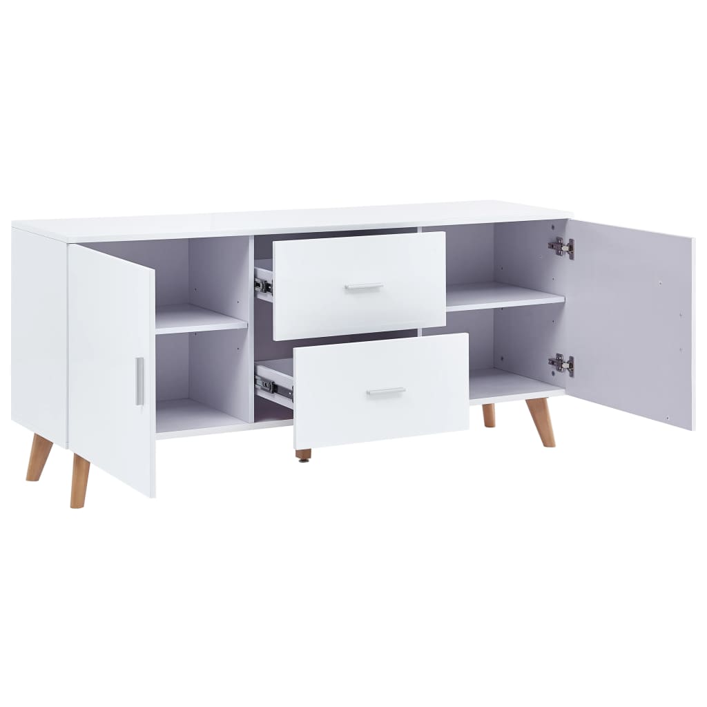 Buffet Blanc 160x40x70 cm MDF - XIOS