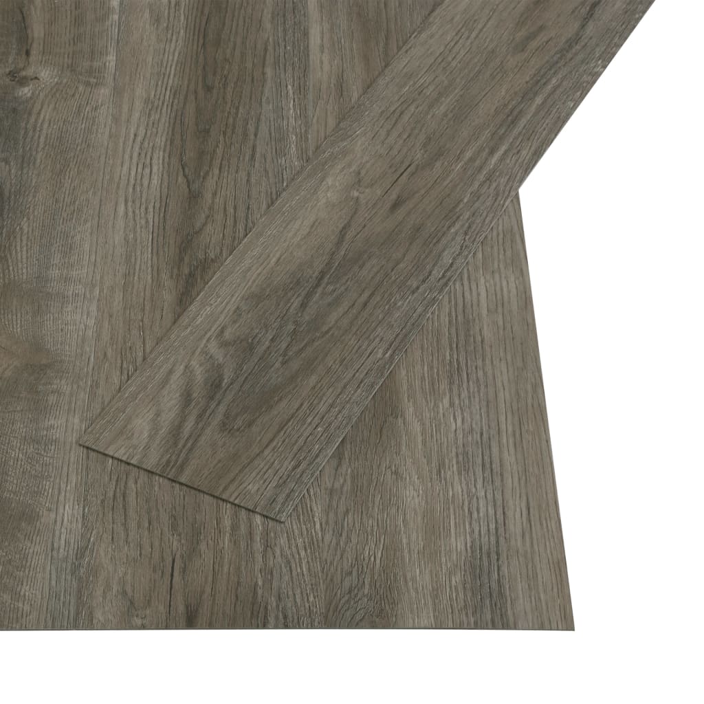 Dalles de plancher autoadhésives 4,46 m² 3mm PVC gris et marron Tapis & revêtements de sol vidaXL