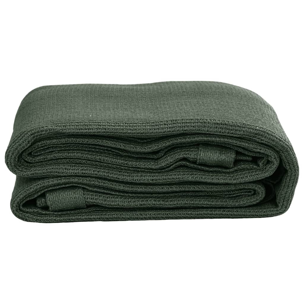 Tapis de tente 250 x 500 cm PEHD Vert Accessoires de tente vidaXL