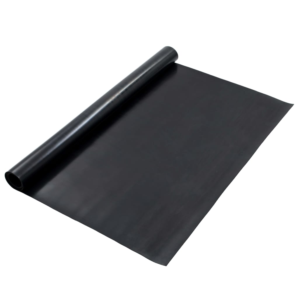 Tapis en caoutchouc antidérapant 1,2x2 m 2 mm Lisse Tapis & revêtements de sol vidaXL